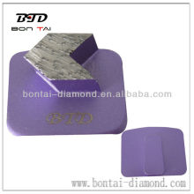 loop backed diamond grinding plate